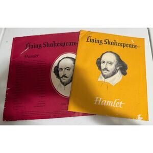 Living Shakespeare - Hamlet - Vinyl LP Record 12" with Booklet